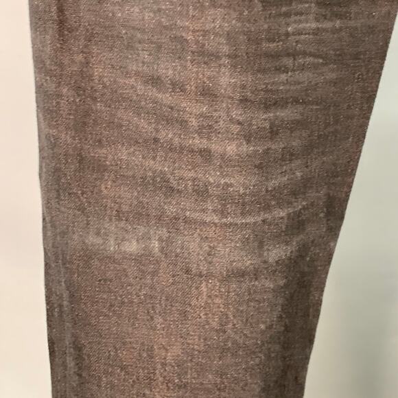 3 X 1 Size 34 Black Orange Heather Cotton Straight Selvedge Jeans - Picture 5 of 9